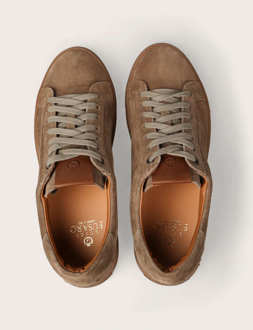 Sneakers in camoscio Luigi Fusaro