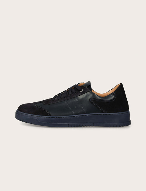 Sneakers in pelle e camoscio Luigi Fusaro