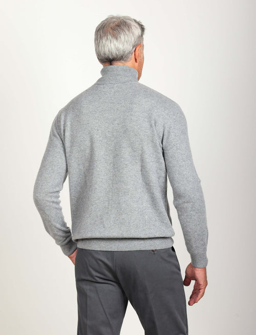 Dolcevita in puro cashmere Luigi Fusaro