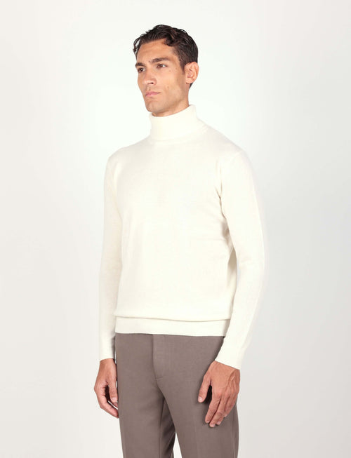Dolcevita in puro cashmere Luigi Fusaro