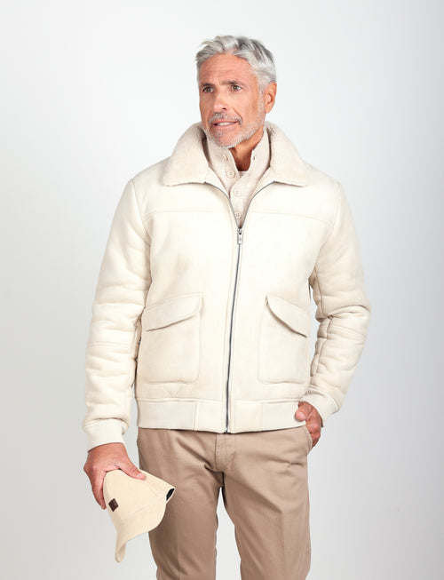 Giubbino eco montone |Colore:Panna