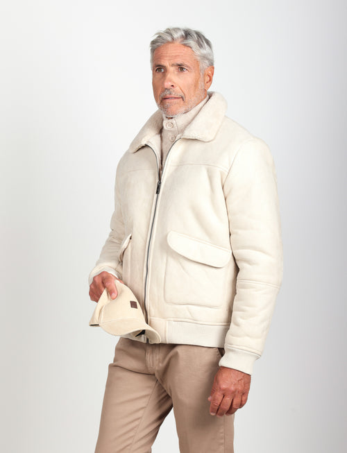 Giubbino eco montone |Colore:Panna