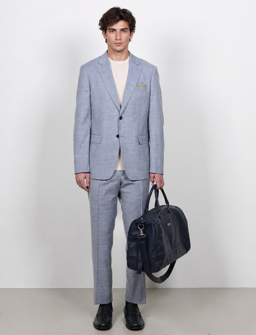 Abito in tessuto grisaglia |Colore:Blu
