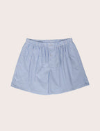 Boxer a riga media in cotone |Colore:Celeste