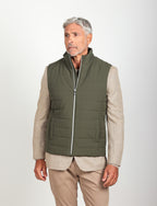 Gilet trapuntato tecnico |Colore:Verde