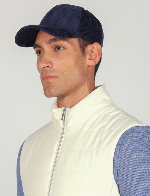 Gilet trapuntato tecnico |Colore:Panna
