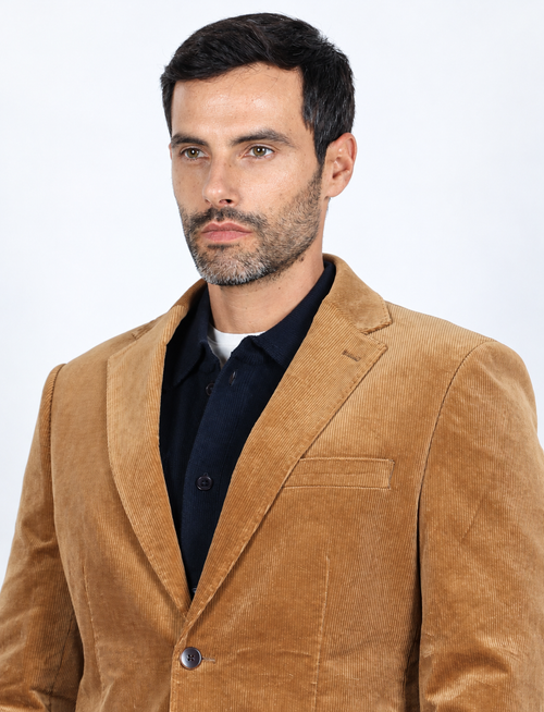 Giacca in velluto a coste di cotone|Colore:Beige