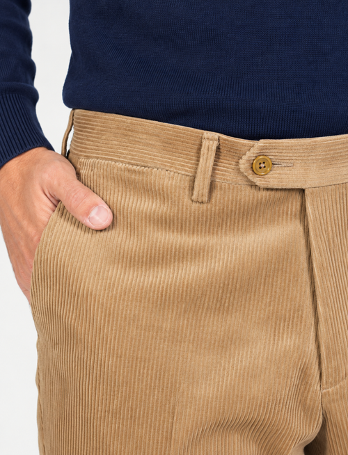 Pantaloni in velluto a coste di cotone |Colore:Beige