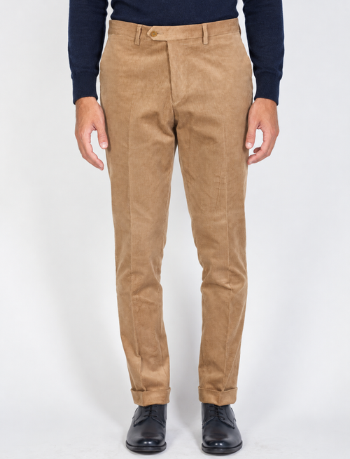 Pantaloni in velluto a coste di cotone |Colore:Beige