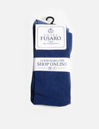 Calzini Basic con Riga |Colore:Bluette