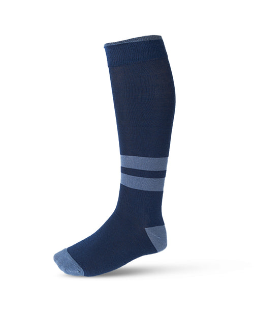 Calzini Basic con Riga |Colore:Bluette