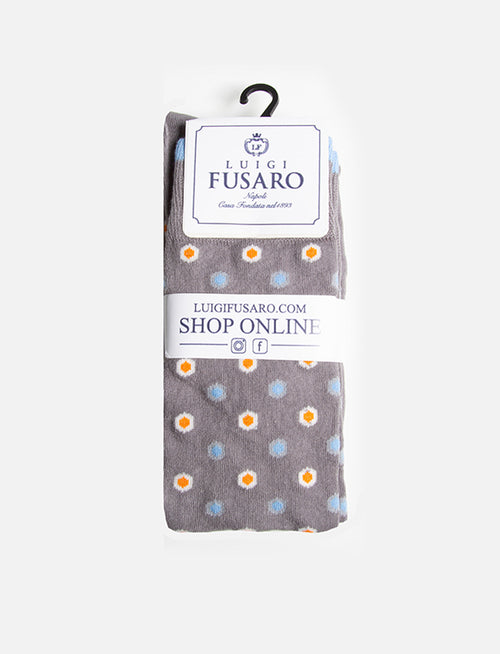 Calzini Fantasia Geometrica|Colore:Grigio