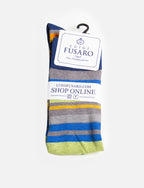 Calzini in cotone fantasia multicolor