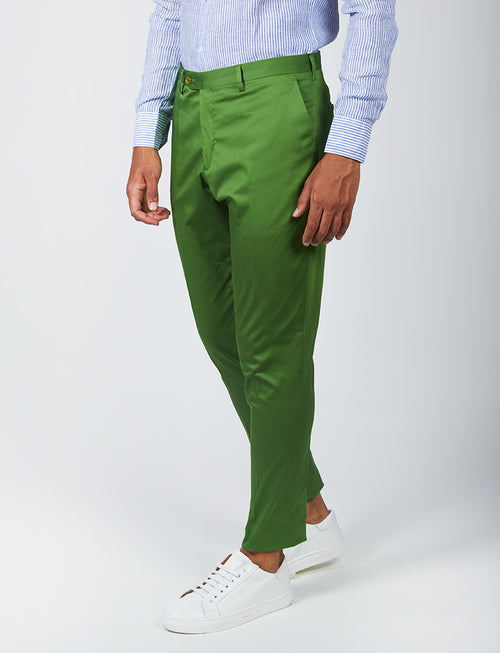 Pantalone in cotone con risvolto_Luigi Fusaro