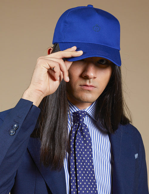 Cappellino in cotone tinta unita