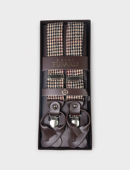 Bretelle in lana pied de poule