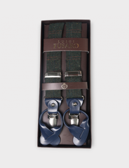 Bretelle in lana fantasia resca