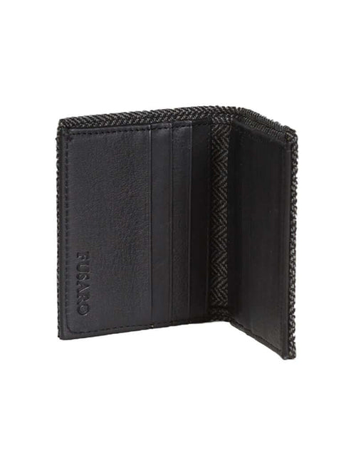 Diagonal check wallet