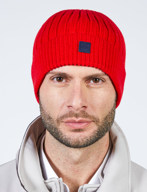 Cappello a coste inglesi |Colore:Rosso