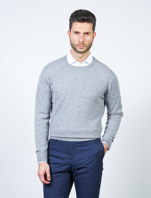Maglia girocollo in cashmere