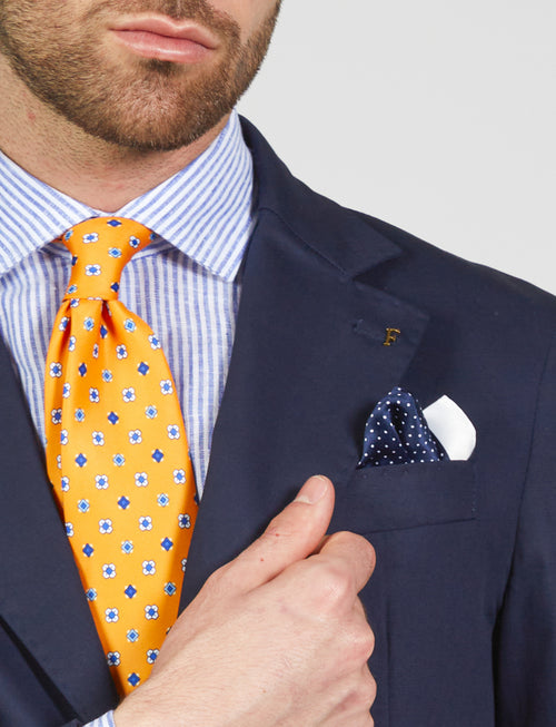 Giacca tinta unita in cotone stretch