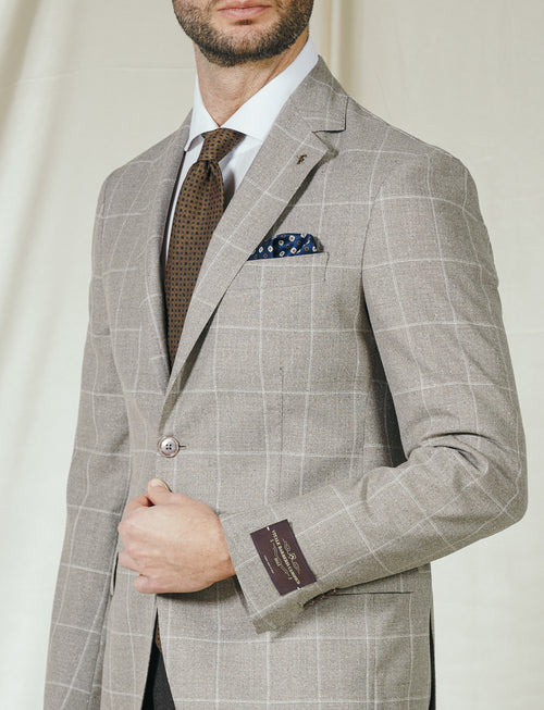 Giacca in lana e seta Vitale Barberis Canonico