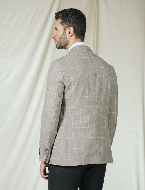Giacca in lana e seta Vitale Barberis Canonico