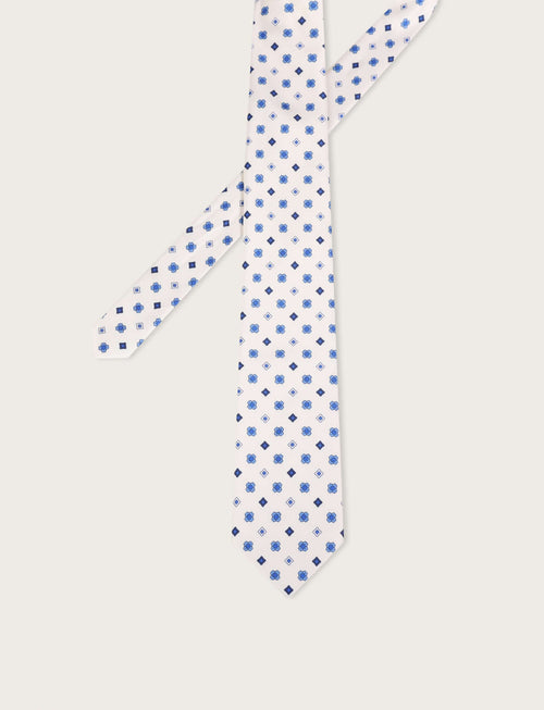 Cravatta stampa geometrica