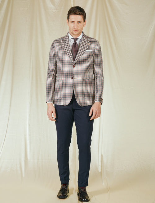 Giacca in lino, seta e cotone Vitale Barberis