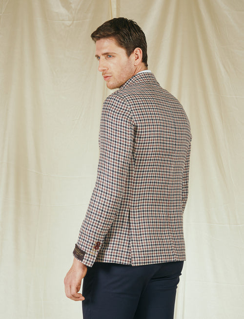 Giacca in lino, seta e cotone Vitale Barberis
