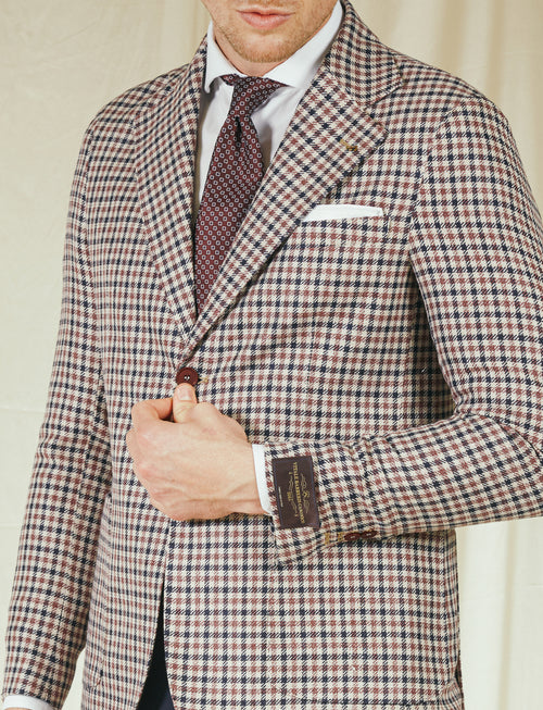 Giacca in lino, seta e cotone Vitale Barberis