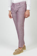 Pantalone in lino mélange