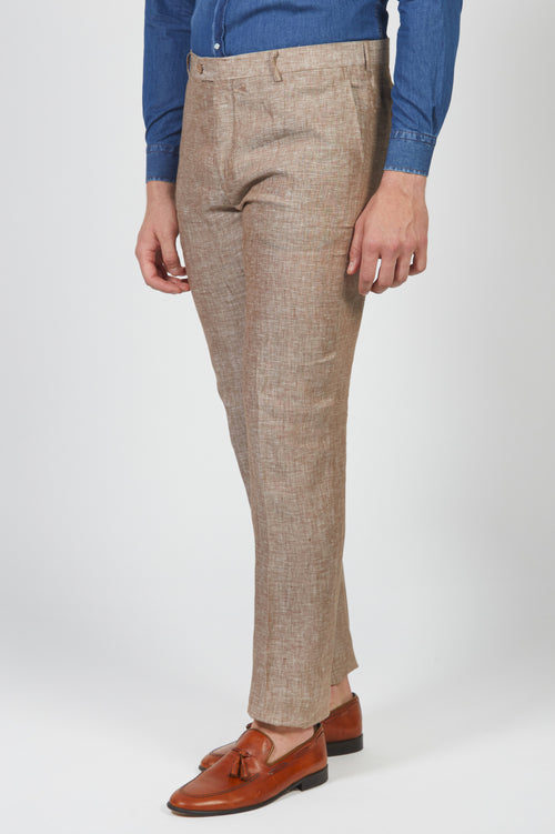 Pantalone in lino mélange