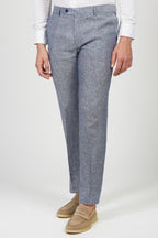 Pantalone in lino mélange