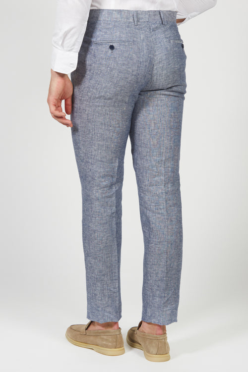 Pantalone in lino mélange