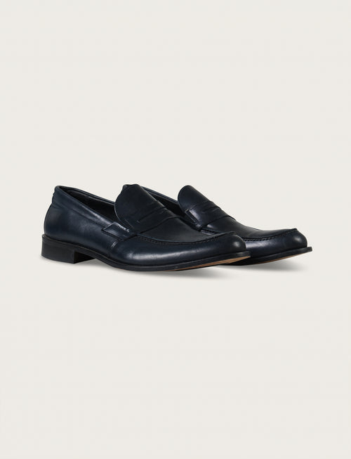 Mocassino classico in pelle con bendina