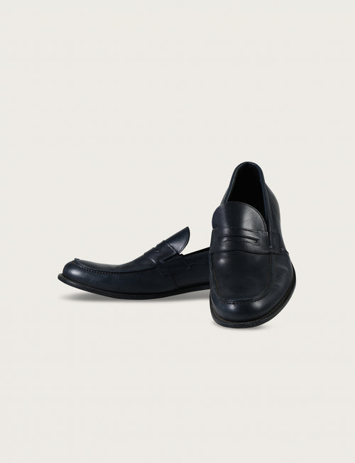 Mocassino classico in pelle con bendina