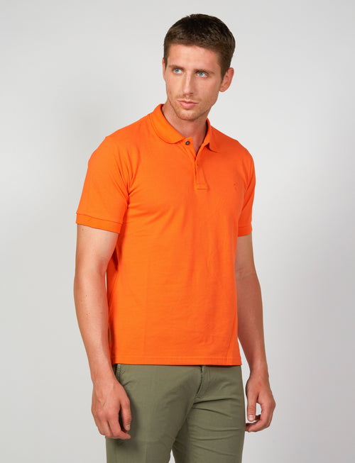 Polo basica in 100% cotone