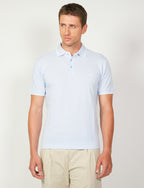 Polo in cotone a nido d'ape