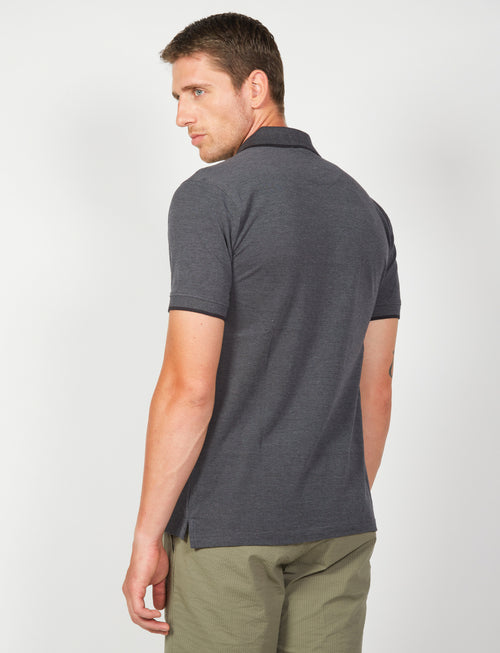 Polo in cotone a nido d'ape