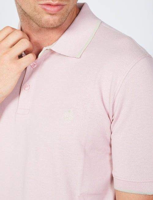 Polo in cotone a nido d'ape