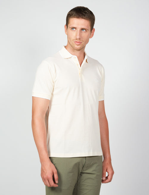 Polo in cotone a nido d'ape