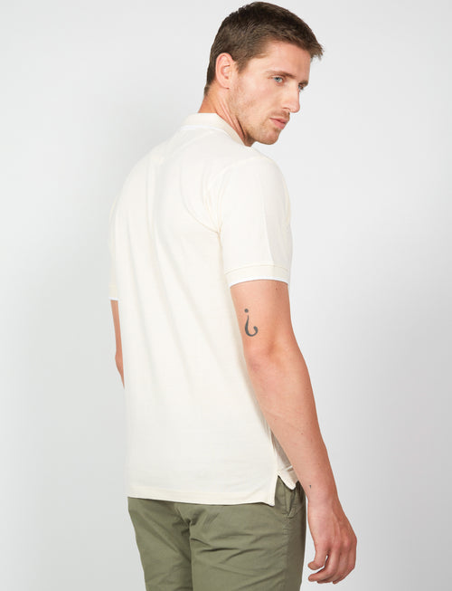 Honeycomb cotton polo