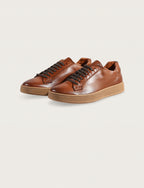 Sneakers in pelle crust |Colore:Cuoio