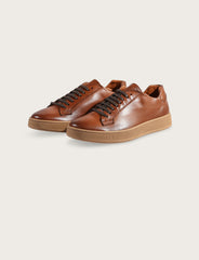 Sneakers in pelle crust