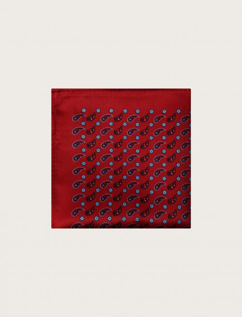 Pochette fantasia pois e paisley