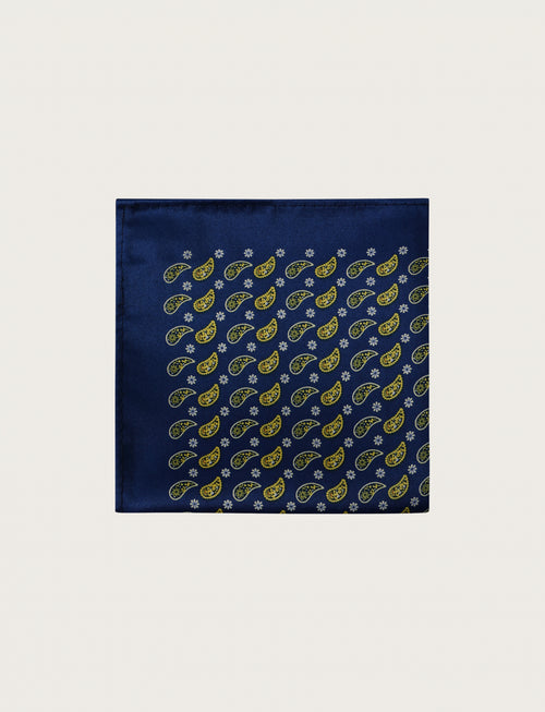 Pochette fantasia pois e paisley