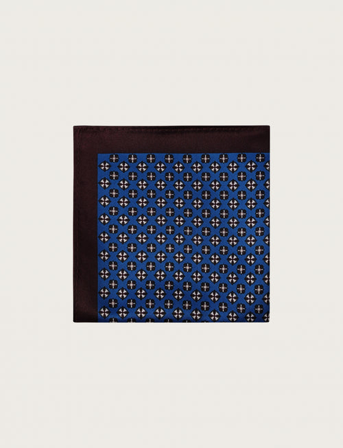 Floral and polka dot pattern clutch bag 