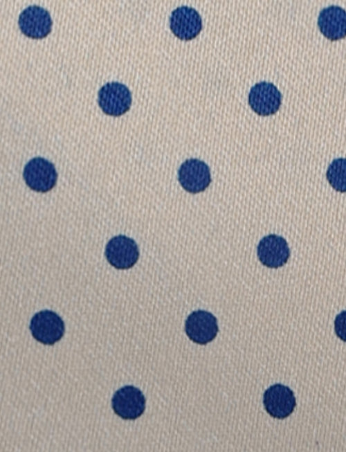 Floral and polka dot pattern clutch bag 