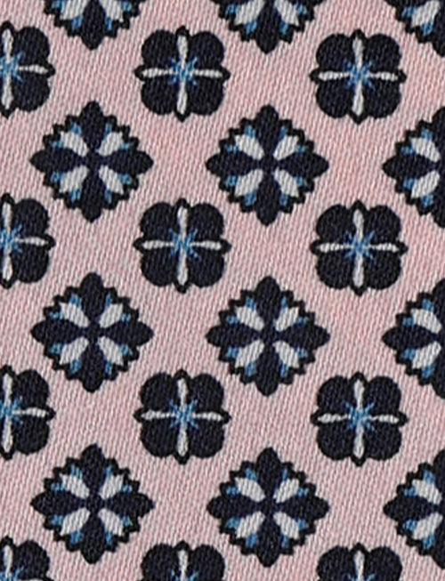 Floral and polka dot pattern clutch bag 